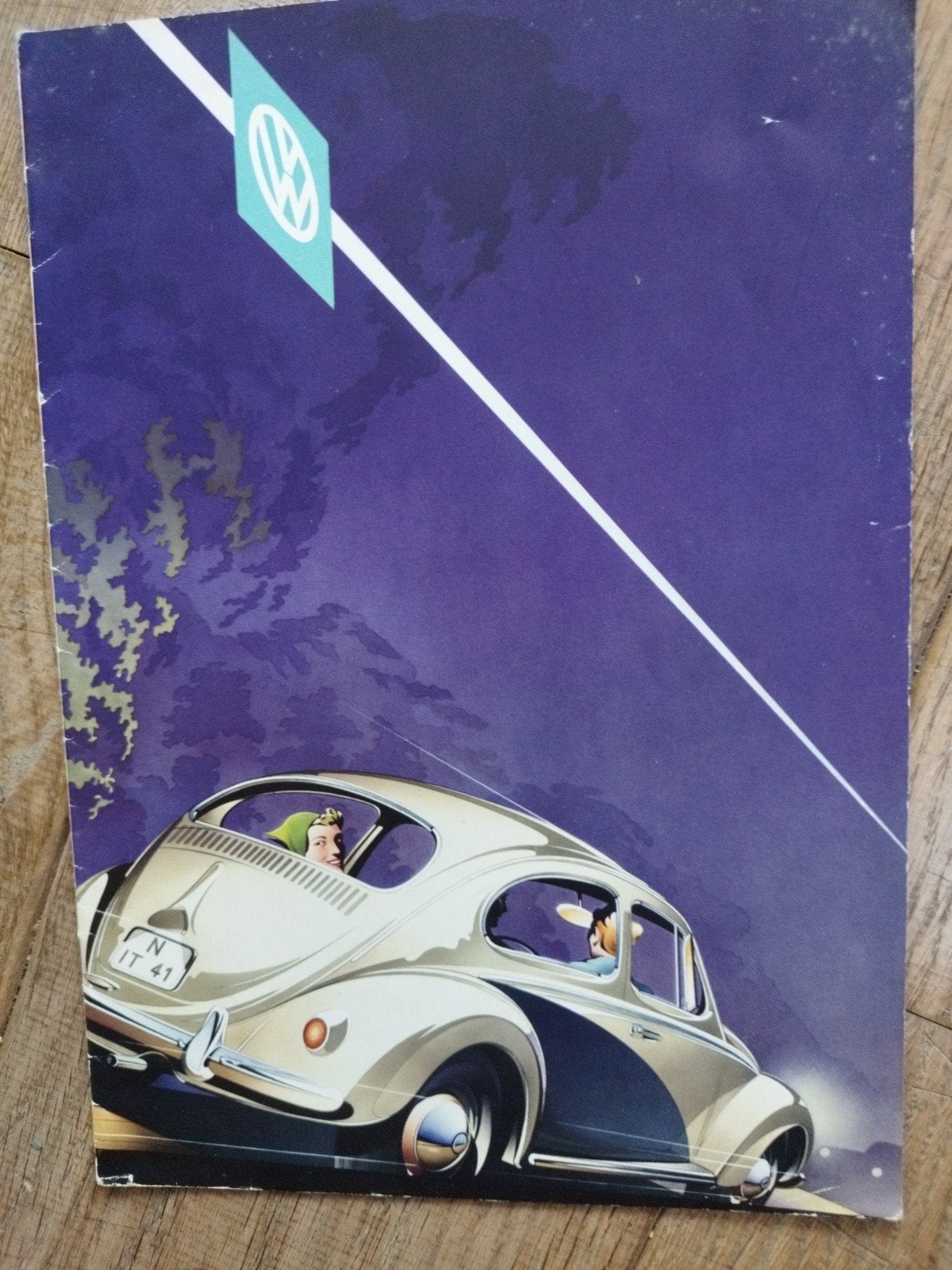 Volkswagen Kever brochure uit 1958 - Nederlands, Volkswagen, Ophalen of Verzenden, Zo goed als nieuw, Volkswagen