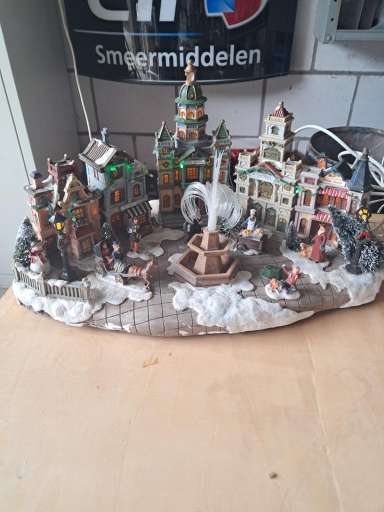 Grote verzameling huisjes voor een kerstdorp, Ophalen, Gebruikt