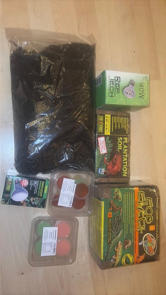 Set reptielen spullen terrarium toebehoren, Ophalen, Nieuw