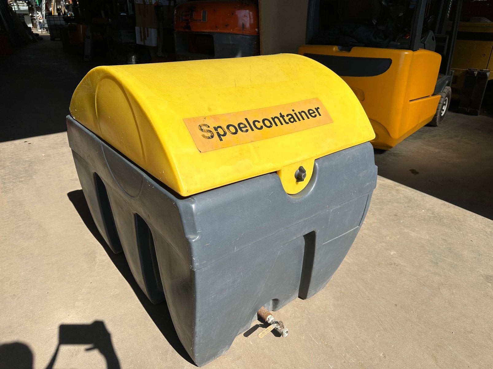 Spoelcontainer / onderdelenreiniger 400 liter, Ophalen, Zo goed als nieuw