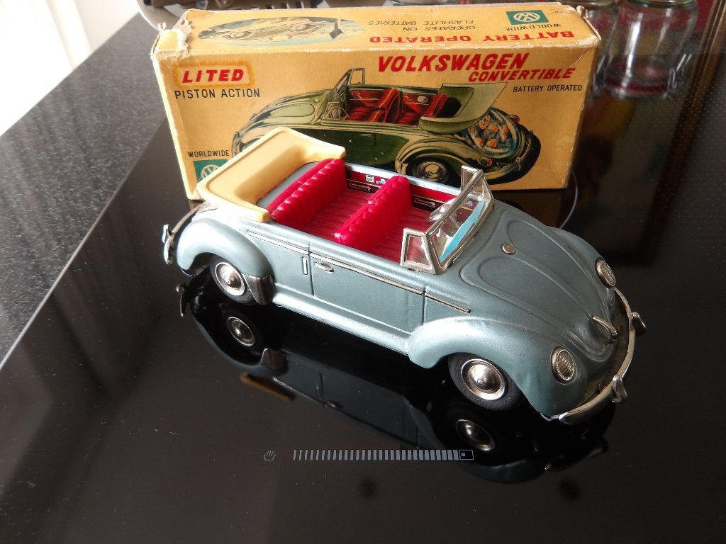 Nomura VW Volkswagen Kever cabrio met orig doos, Ophalen of Verzenden