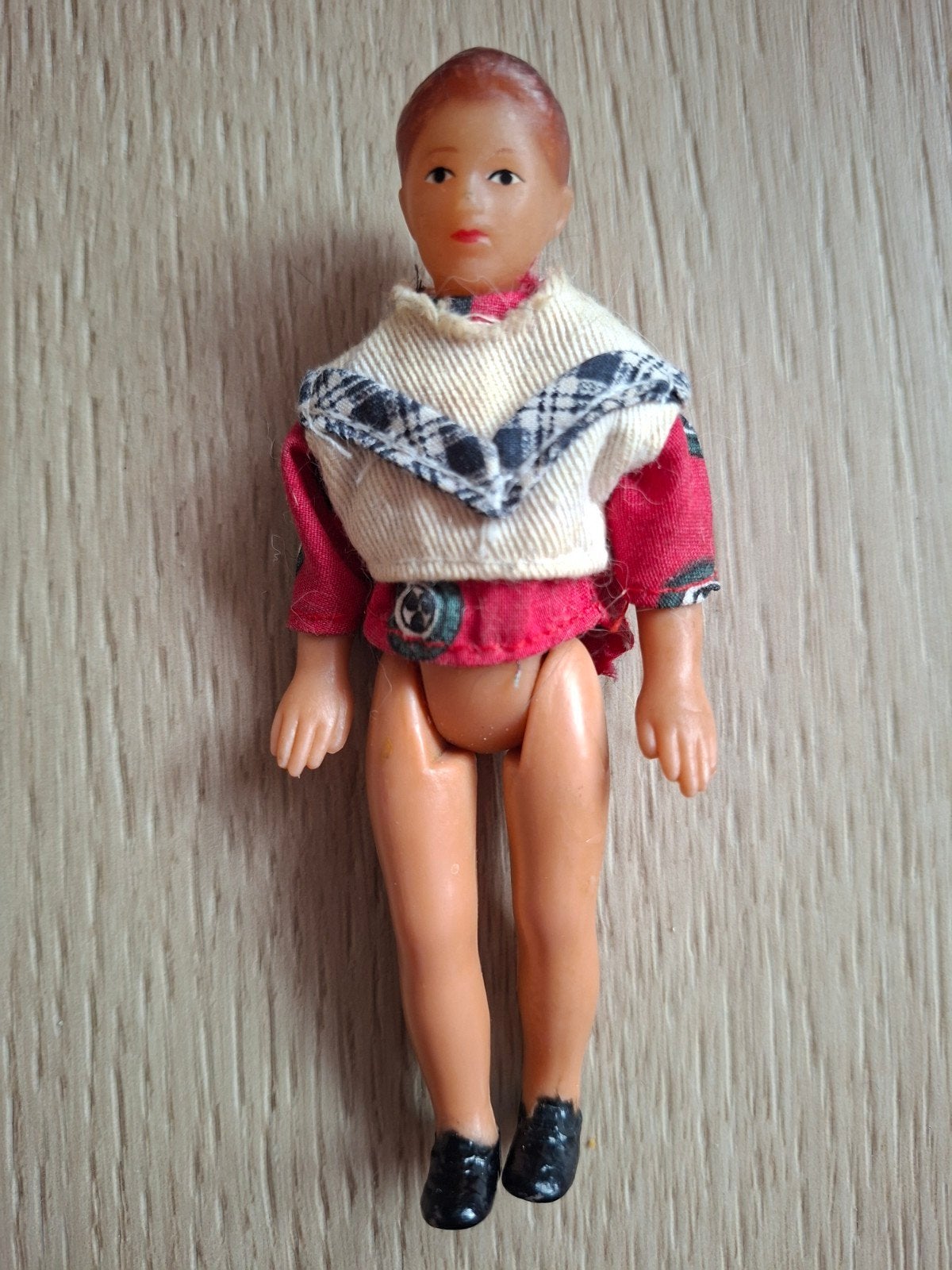 Vintage poppenhuis poppetje jaren 80 / 90 (retro mini pop), Ophalen of Verzenden, Gebruikt, Overige typen