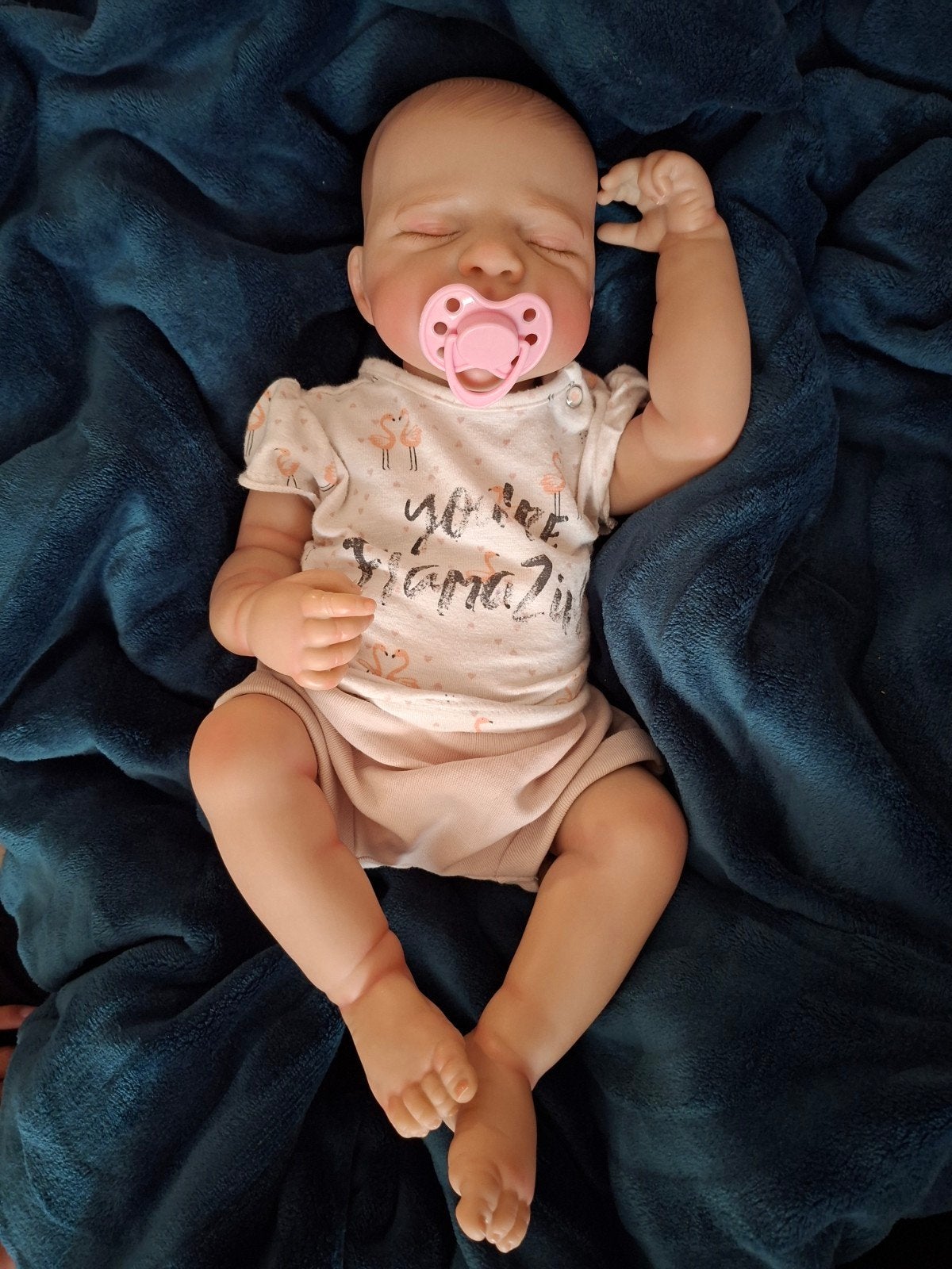 reborn baby pop 46cm, Ophalen, Zo goed als nieuw, Pop