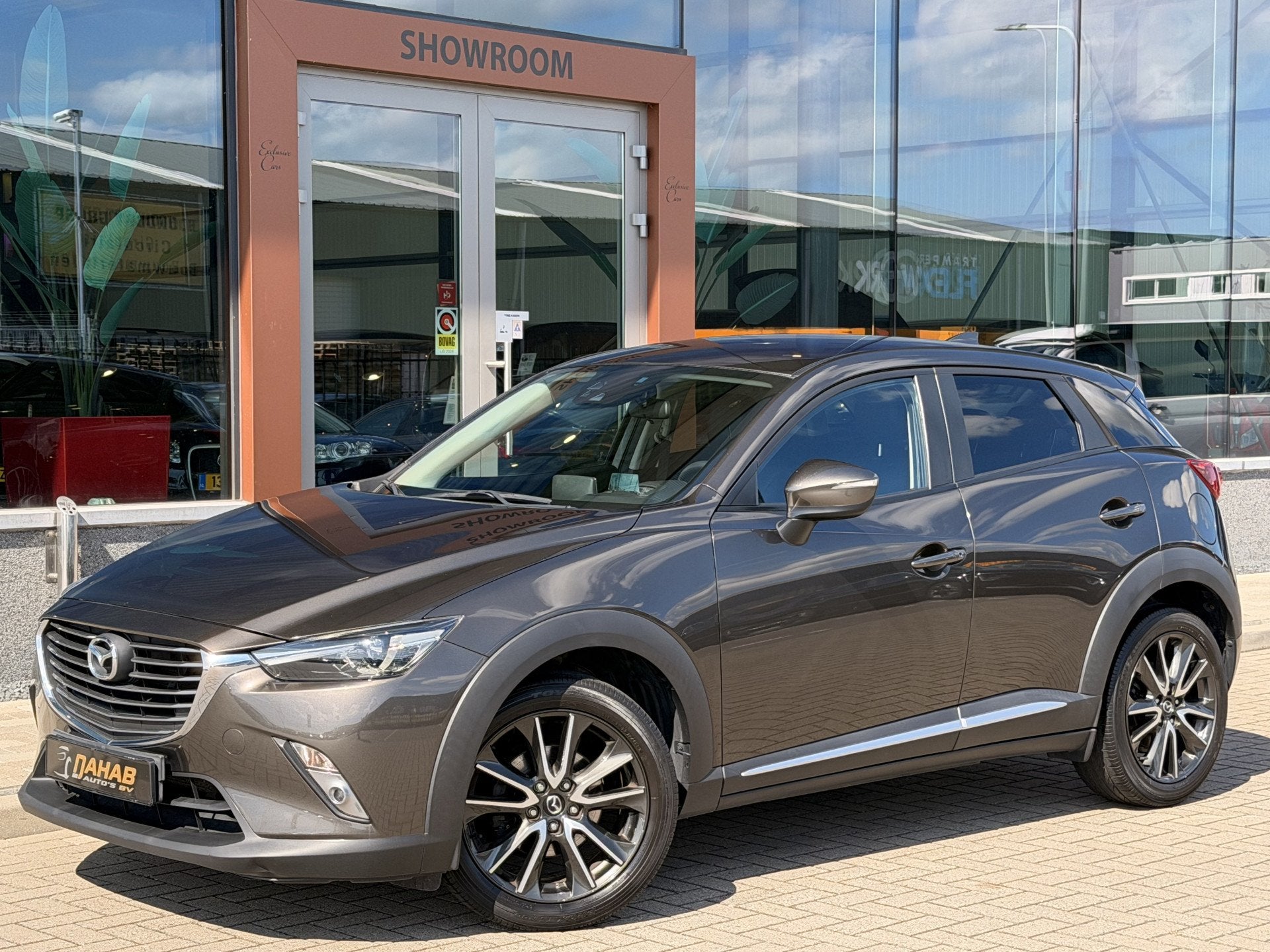 Mazda CX-3 2.0 SkyActiv-G 120 GT-M | Cruise | Leder | Lane A, Auto's, 1998 cc, Gebruikt, Zwart, 4 cilinders