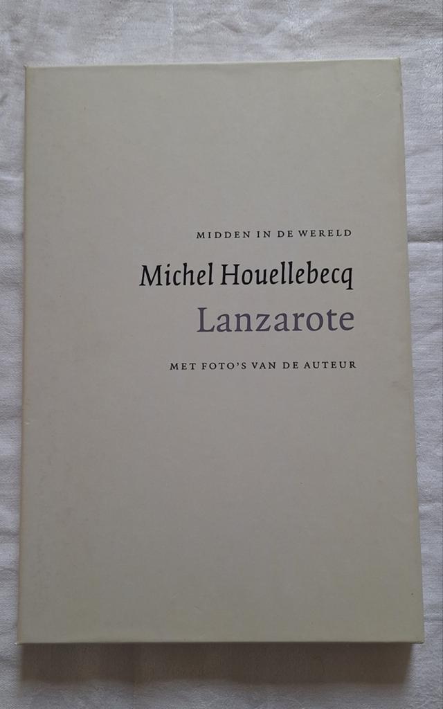 Michel Houellebecq - Lanzarote set in cassette, Boeken, Ophalen of Verzenden, Zo goed als nieuw, Michel Houellebecq