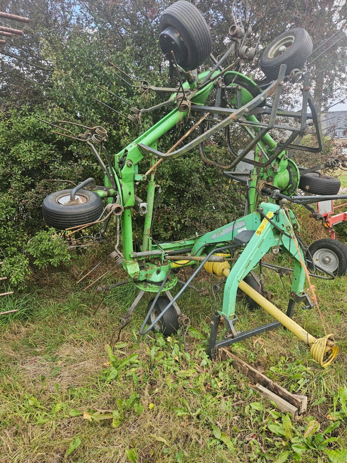 Deutz Fahr schudders, Ophalen