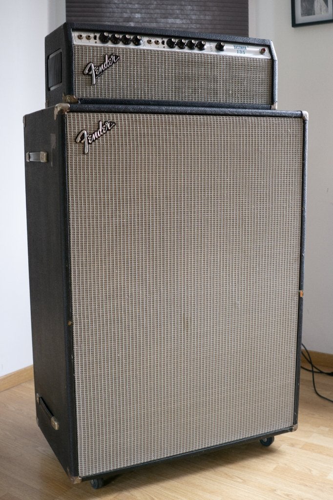 Fender Bassman 135 + Pyramid 4x12 Cab 1977 Silverface, Muziek en Instrumenten, Versterkers | Bas en Gitaar, Ophalen, 100 watt of meer