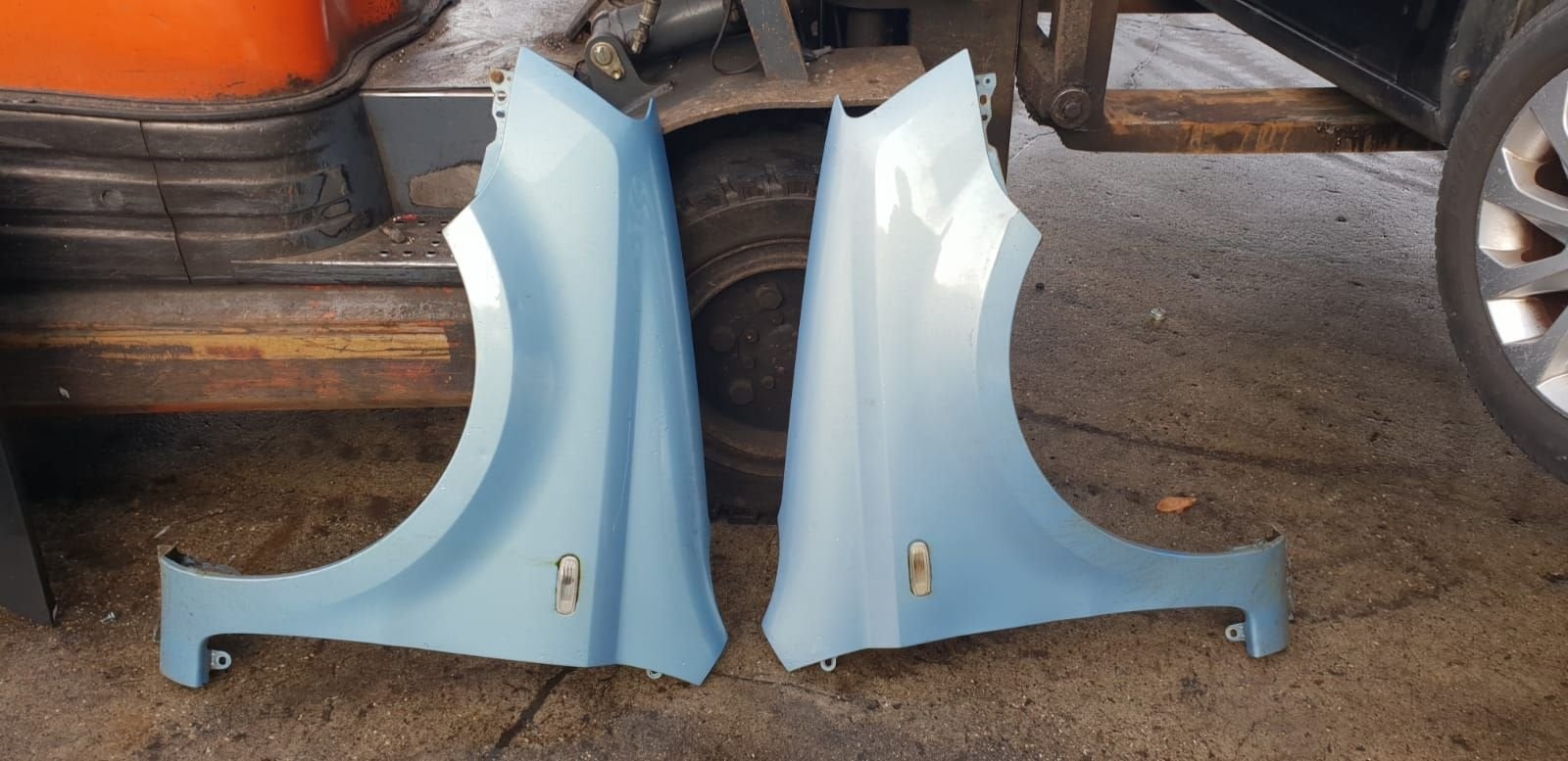 FIAT PANDA VOORSCHERMEN BJ 2004 TOT 2010, Gebruikt, -, -, Ophalen of Verzenden