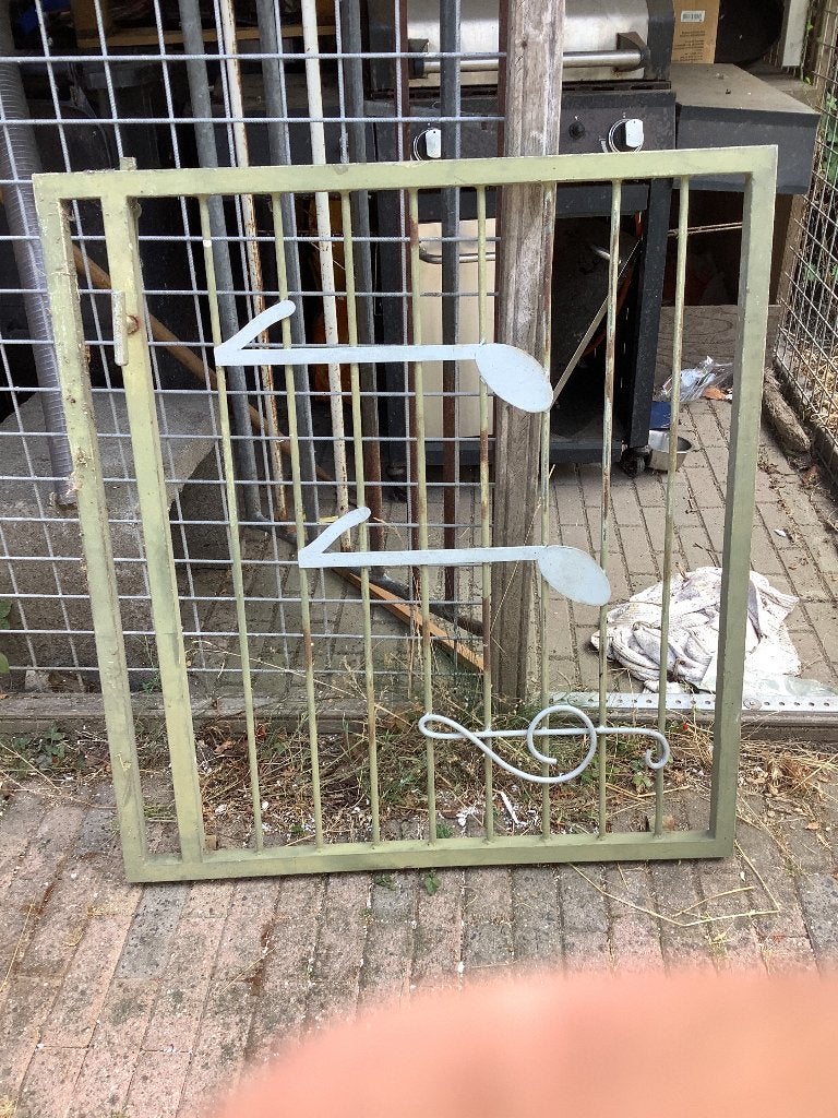 Mooie tuinhek zeer stevig, Ophalen, IJzer, Tuinhek