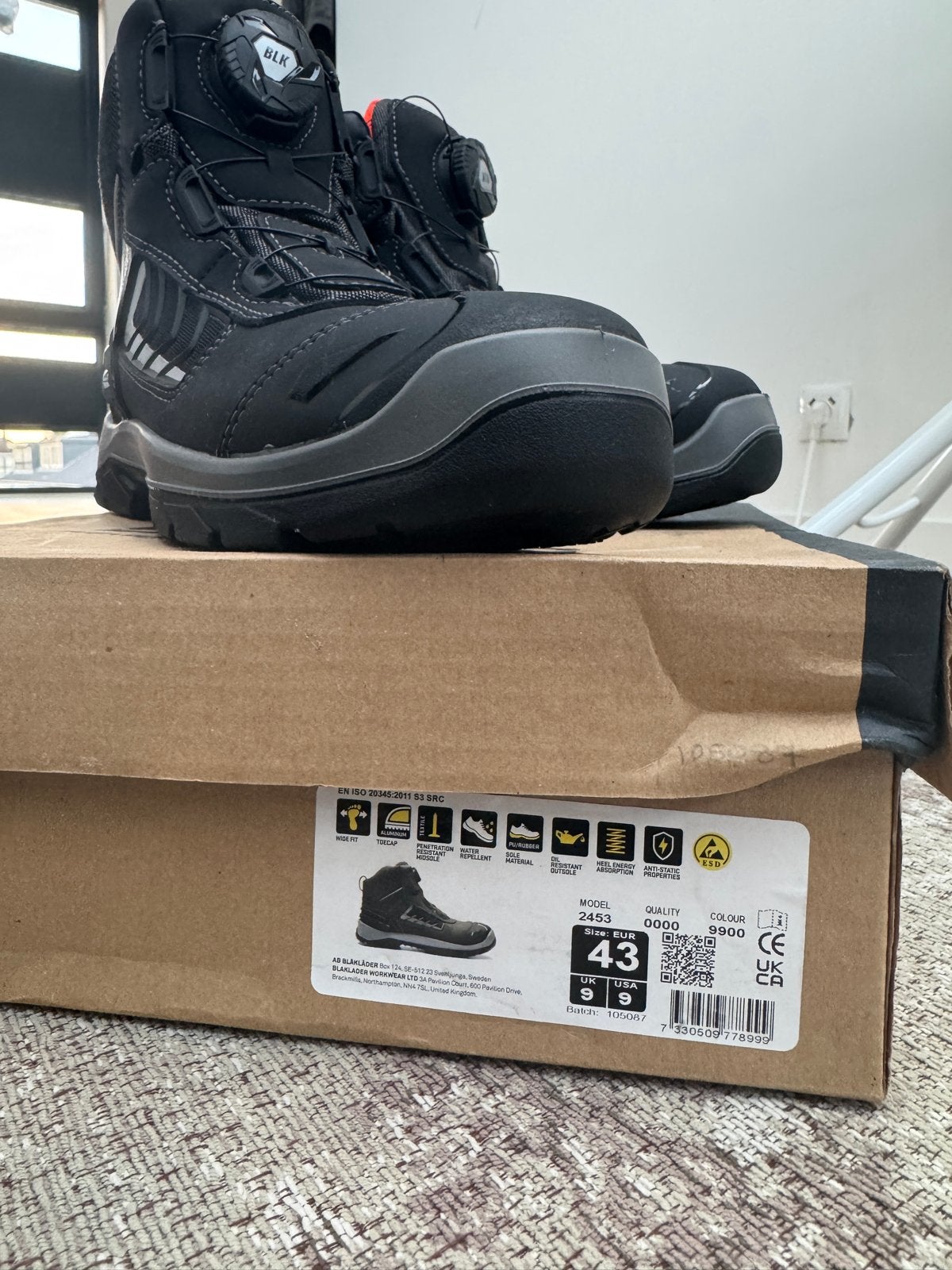 Nieuwe Werkschoenen: Reebok Excell Light (44) & Bläkläder 24, Ophalen of Verzenden, Nieuw