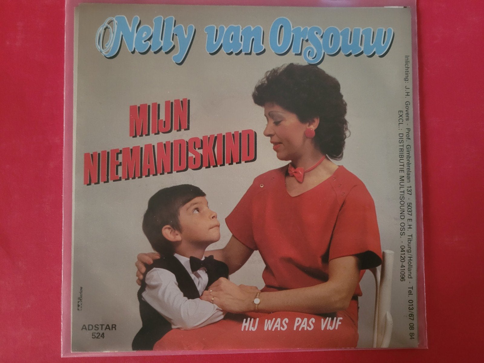 Nelly van Orsouw - Mijn niemandskind -  Hij was pad vijf, Ophalen, Zo goed als nieuw, Overige formaten, Levenslied of Smartlap