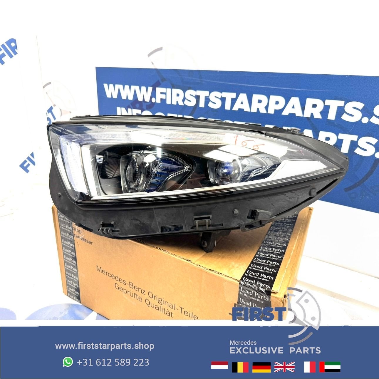 A2579068300 W257 C257 CLS MULTIBEAM LED KOPLAMP LINKS Merced, Gebruikt, -, Ophalen of Verzenden, -