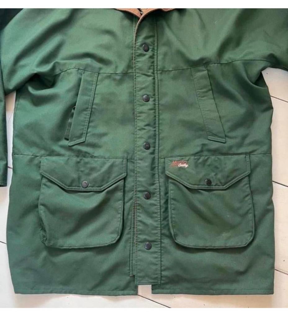 Vintage MUSTO COUNTRY herenjas regenjas heren Jas groen M, Maat 48/50 (M), Ophalen of Verzenden, Zo goed als nieuw, H