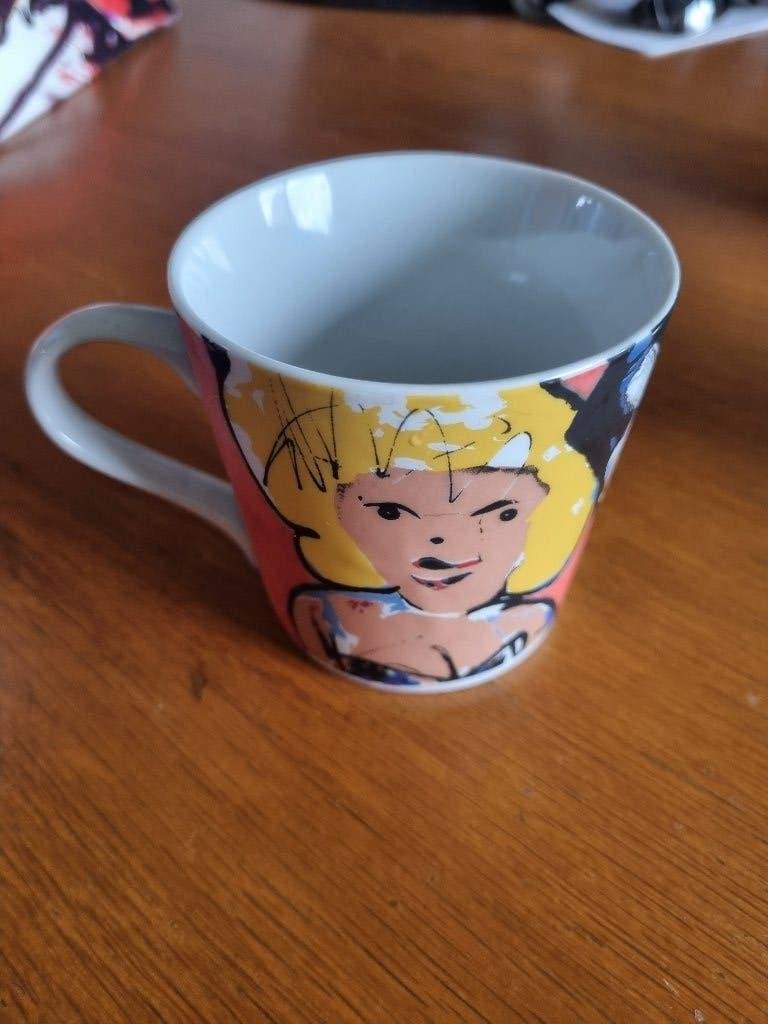 herman brood kopje, Huis en Inrichting, Keuken | Servies, Ophalen of Verzenden, Porselein, Overige stijlen, Kop(pen) en/of Schotel(s)