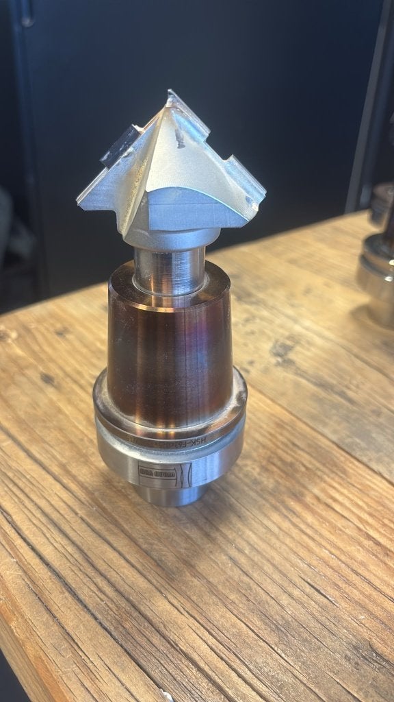 HSK-63/F D:25 A: 75 incl 90fr diamantfrees., Doe-het-zelf en Verbouw, Gereedschap | Machine-onderdelen en Toebehoren, Ophalen