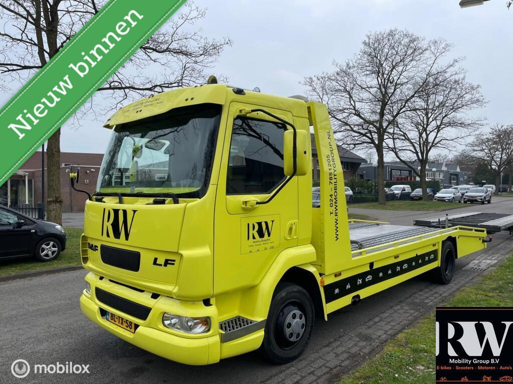 DAF LF OPRIJWAGEN *C1 7,5T*OPRIJWAGEN*LIER*A/C* APK 03-2027*, Gebruikt, Origineel Nederlands, Bedrijf, Grijs
