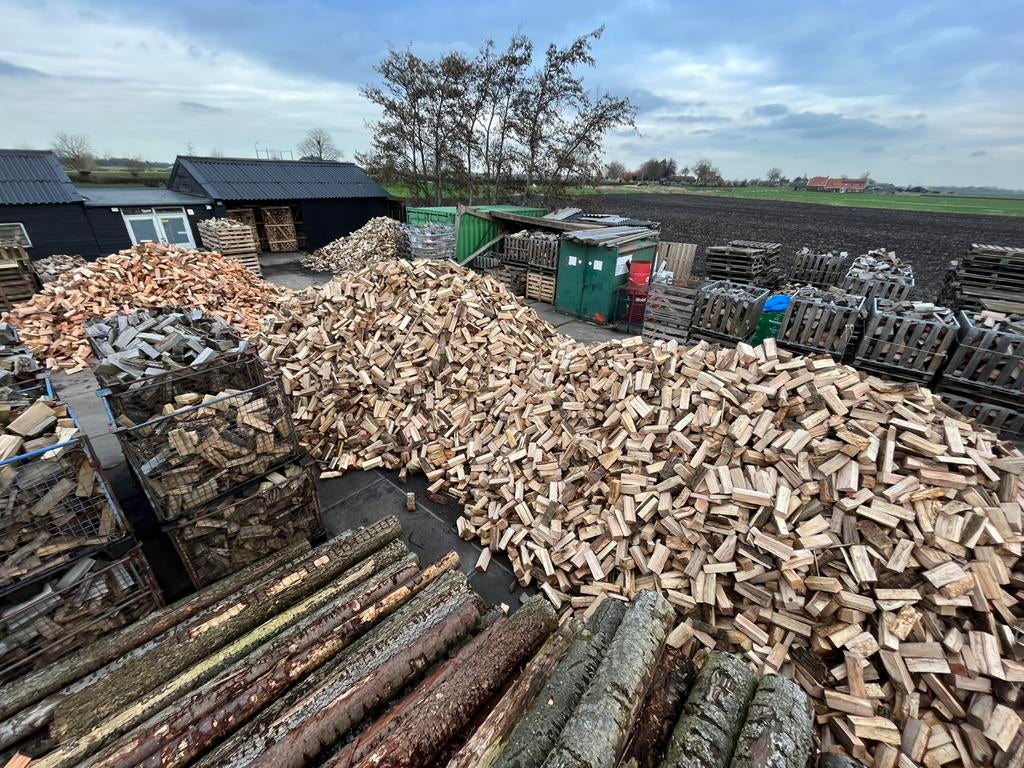 Openhaardhout eik, ess, (haag)beuk, berk mix droog, Minder dan 3 m³, Ophalen of Verzenden