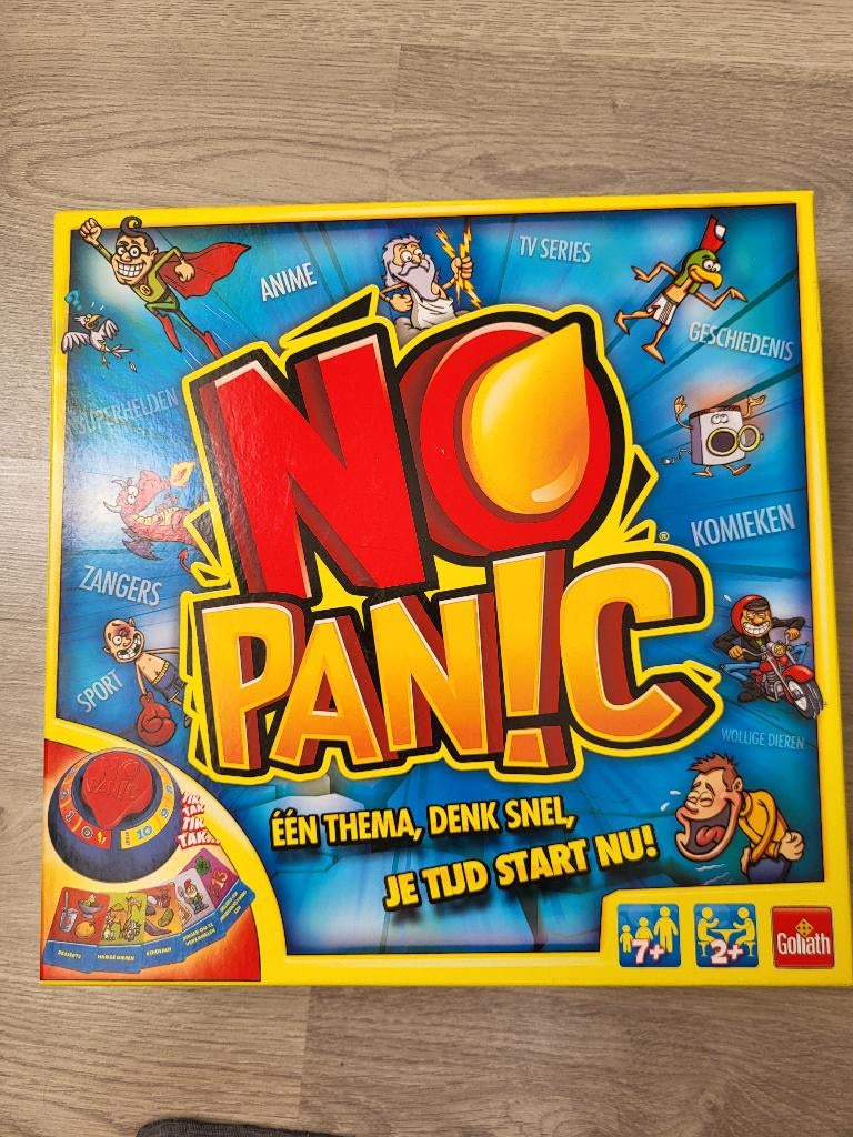 no panic, Hobby en Vrije tijd, Gezelschapsspellen | Bordspellen, Gebruikt, Ophalen of Verzenden