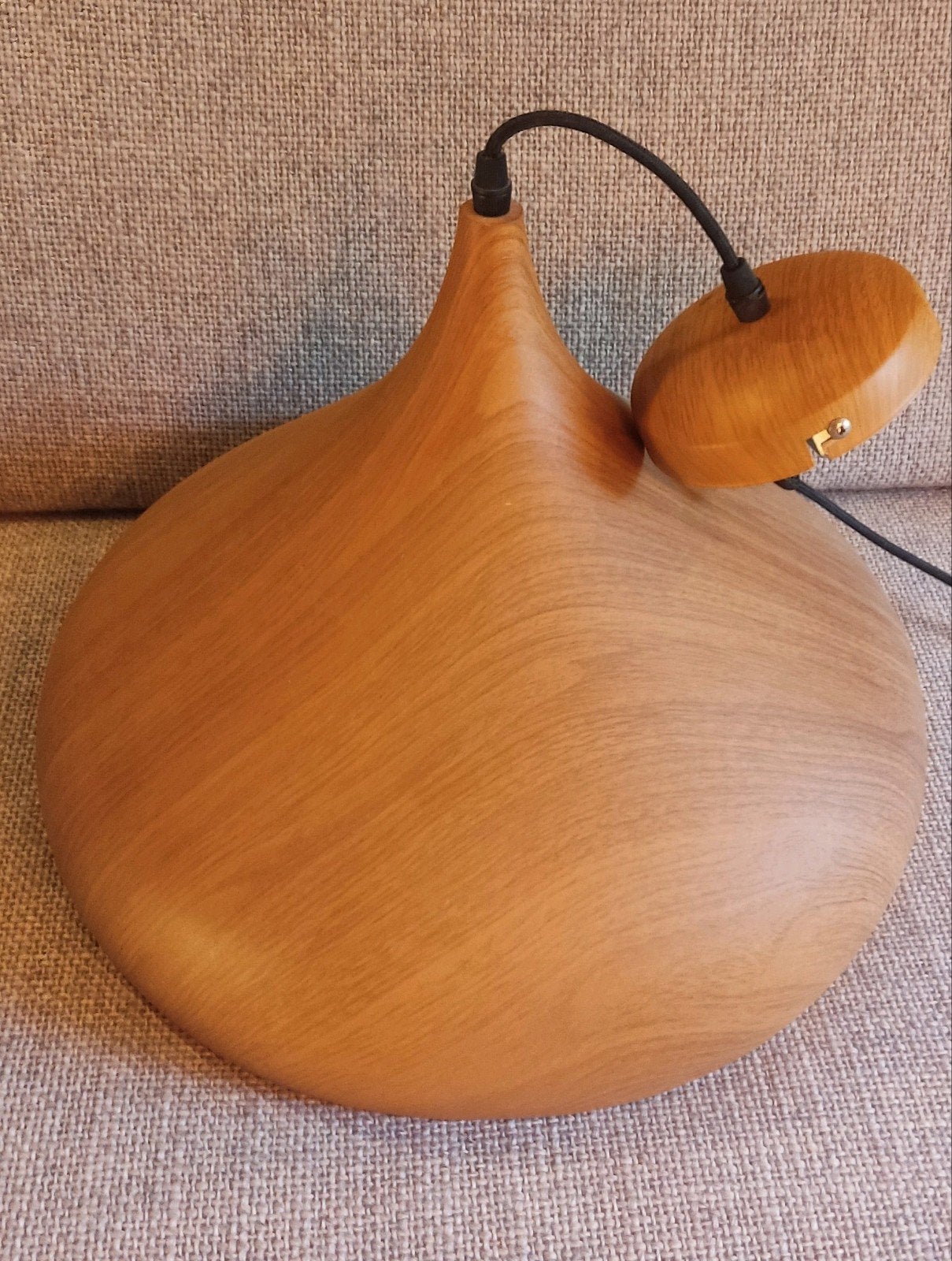 Lucide hanglamp Woody, maat L 42 cm, nieuw, Huis en Inrichting, Lampen | Hanglampen, Zo goed als nieuw, Metaal, Ophalen of Verzenden
