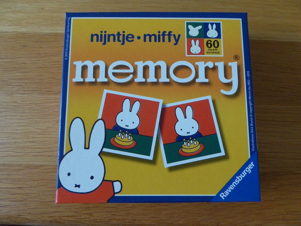 Dick Bruna, Nijntje Miffy Memory., Ophalen of Verzenden, Zo goed als nieuw, Konijn, Met doos