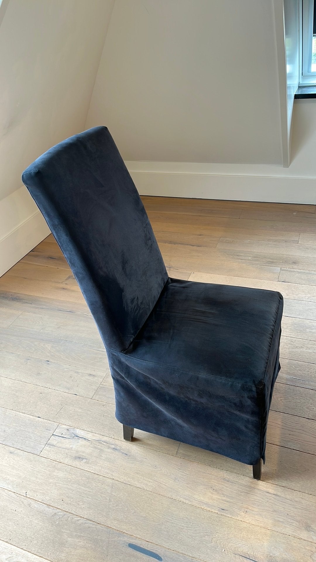 Stoelen te koop (van Goossens wonen en slapen), Huis en Inrichting, Ophalen, Zwart, Zo goed als nieuw, Stof