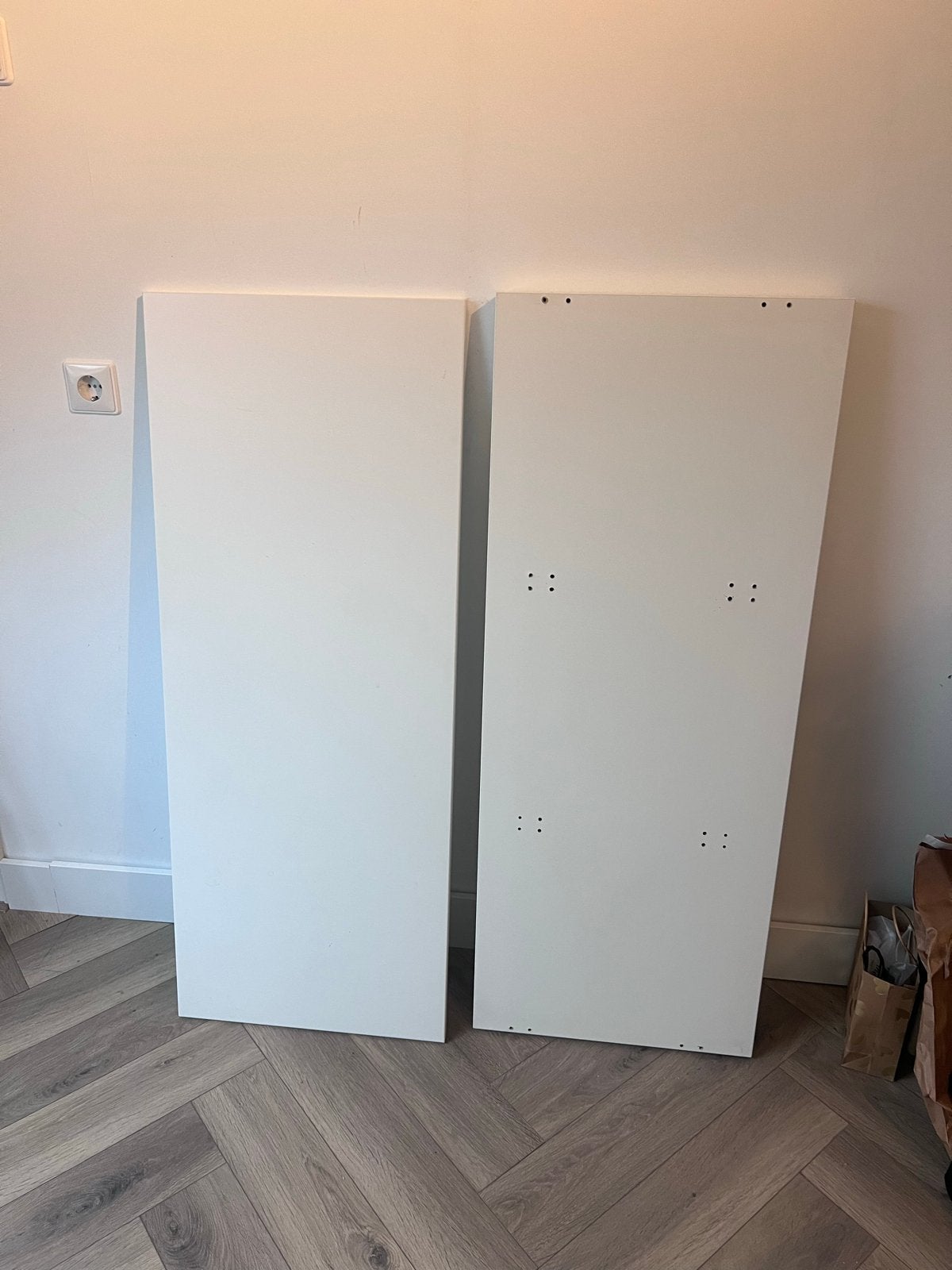 NORDLI Bovenblad en plint wit 120 cm, Ophalen, Zo goed als nieuw