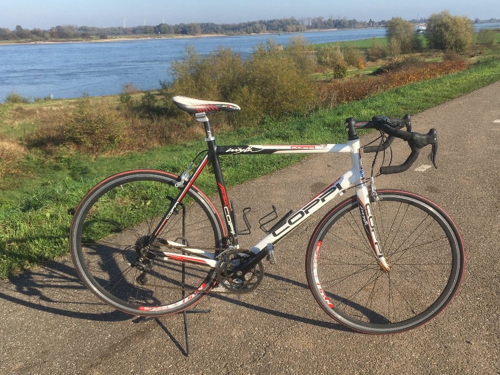Coppi Racefiets - Italiaanse onderdelen, 57cm, Alu frame, Fietsen en Brommers, Fietsen | Heren | Sportfietsen en Toerfietsen, Zo goed als nieuw