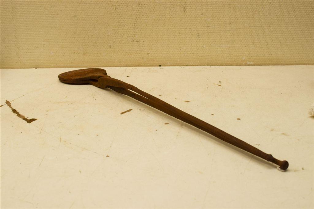 Gietijzeren wafelijzer 48405, Ophalen of Verzenden, Gebruikt