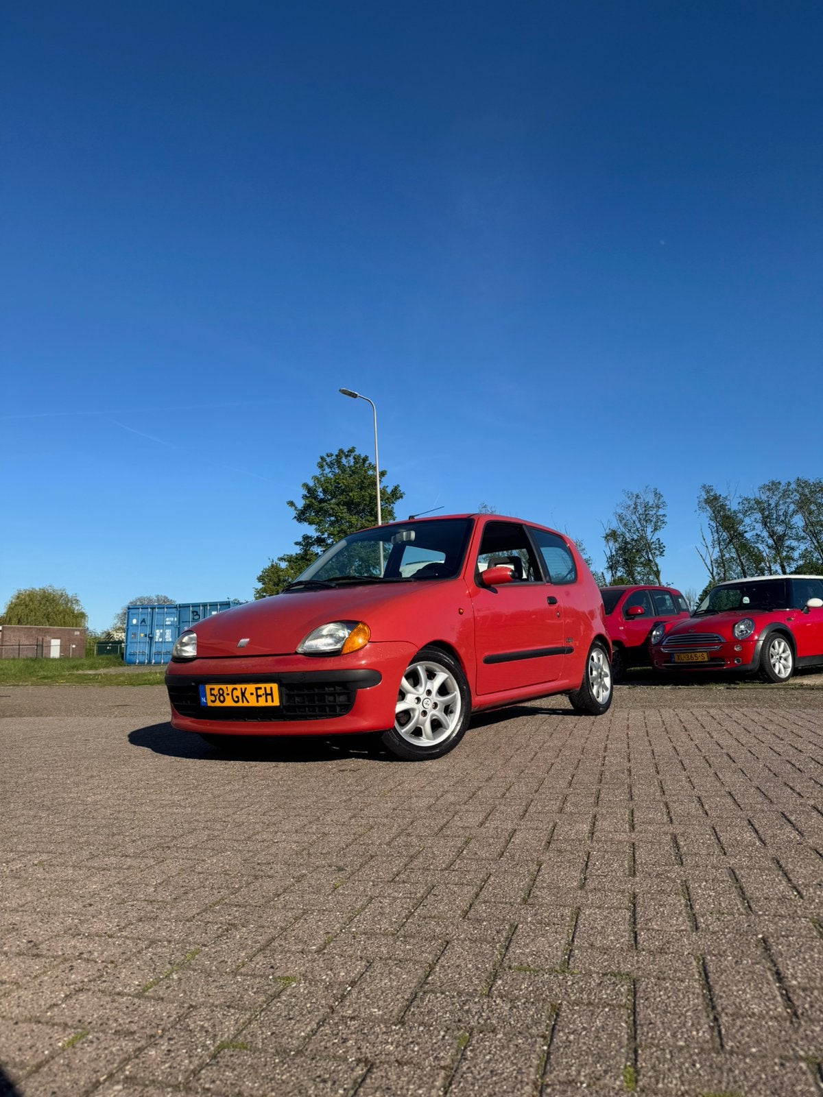 Fiat Seicento 1.1 SPI Sporting (LEES BESCHRIJVING!!!), Voorwielaandrijving, Elektrische ramen, Leder en Stof, Origineel Nederlands