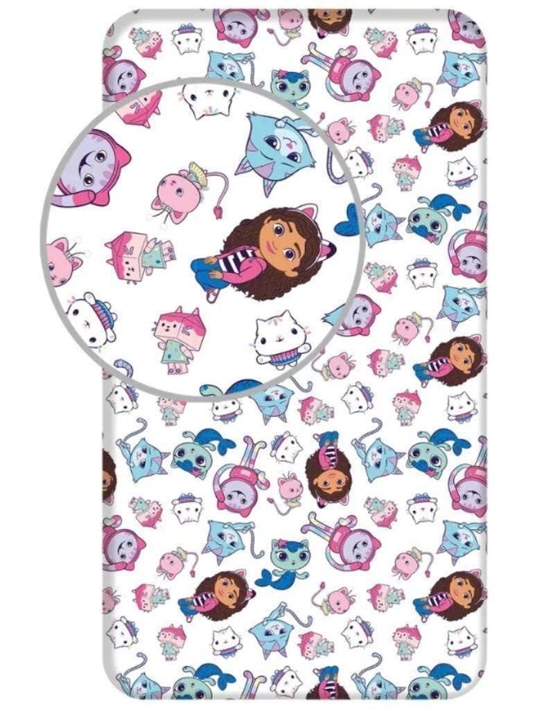 Gabby's Poppenhuis Hoeslaken 90x200 cm - Katoen, Meisje, Nieuw, Ophalen of Verzenden, Wit