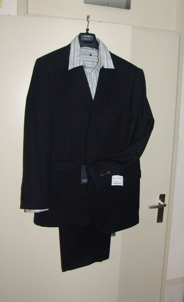 Heren costuum mt54, Kleding | Heren, Ophalen of Verzenden, Zo goed als nieuw, Wit, Ivoor of Crème, Trouwpak