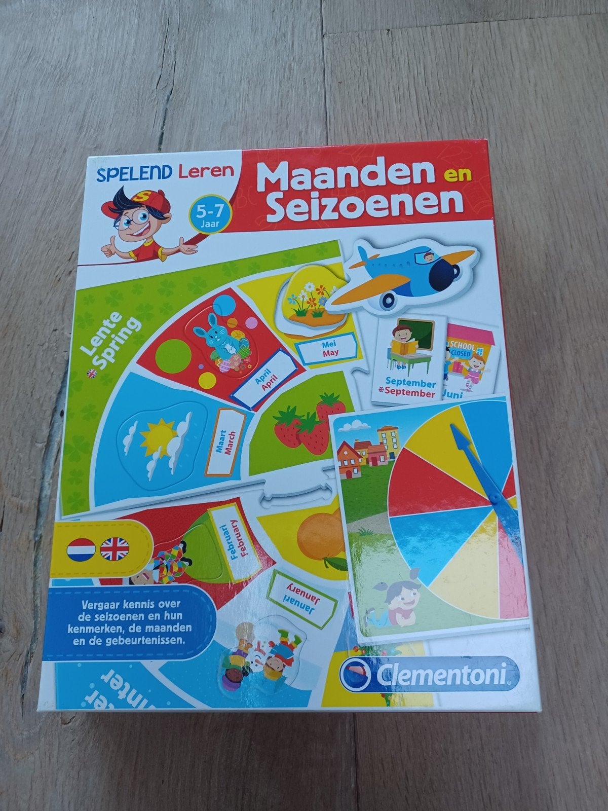 Clementoni Spelend Leren: Maanden en Seizoenen, Ophalen of Verzenden, Zo goed als nieuw, Taal en Lezen