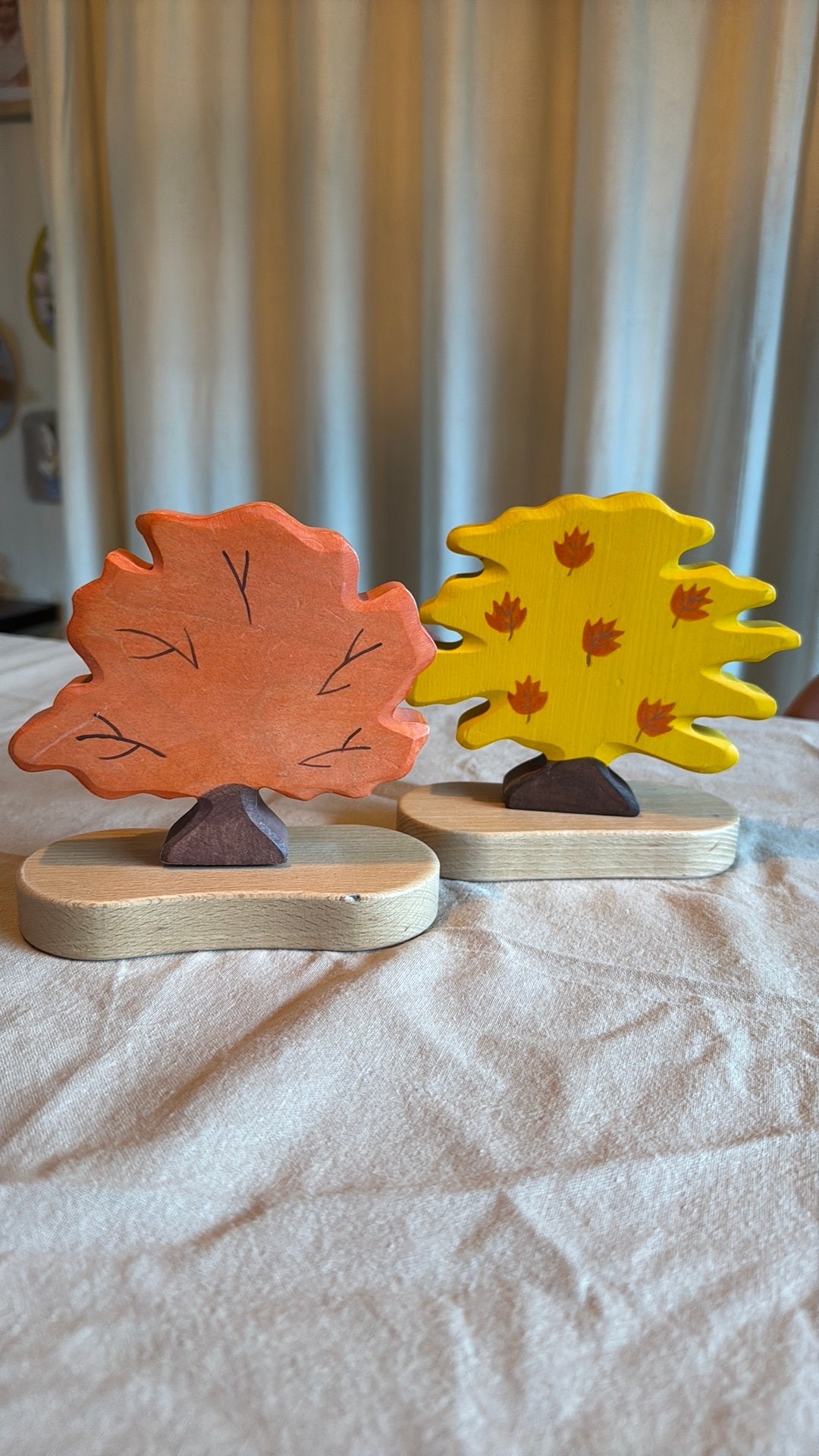 Holztiger hefstbomen, Kinderen en Baby's, Speelgoed | Houten speelgoed, Ophalen of Verzenden, Gebruikt