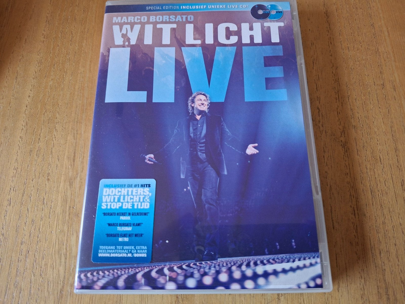 Marco Borsato - Wit Licht LIVE DVD + CD, Alle leeftijden, Ophalen of Verzenden, Nieuw in verpakking