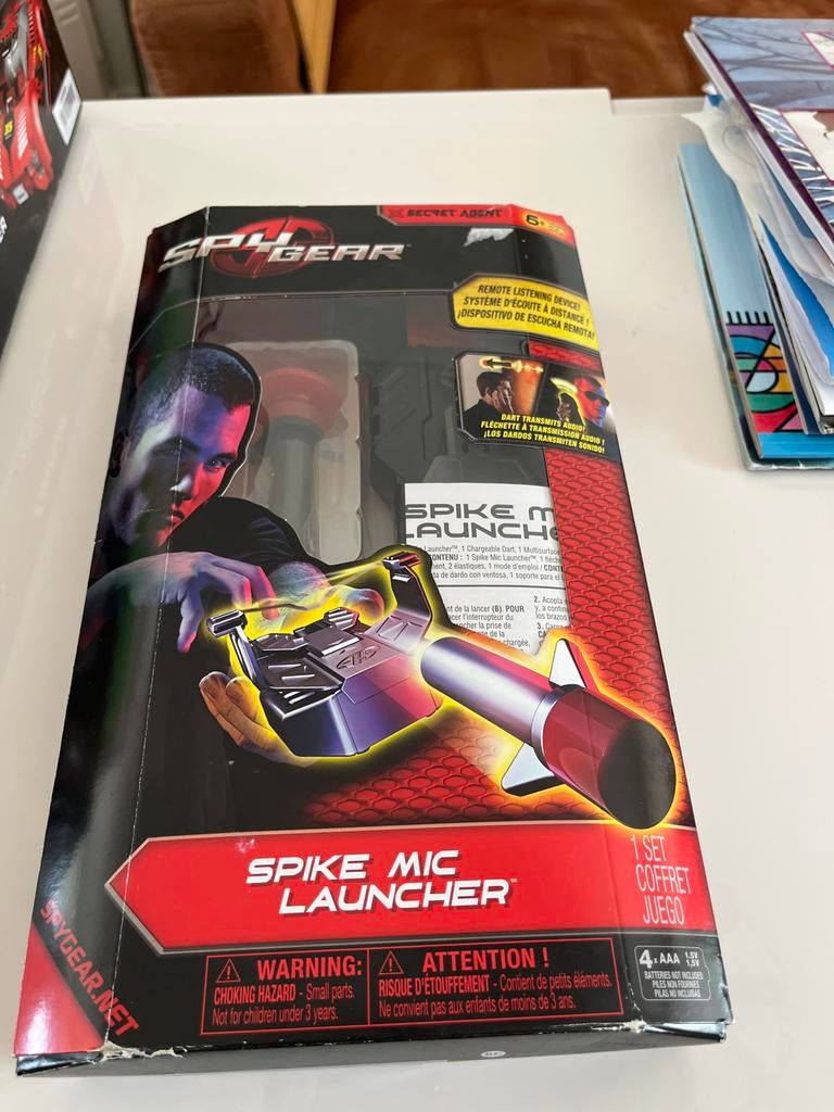 Spy Gear Spike Mic Launcher - Afluisterapparaat 6+, Ophalen of Verzenden, Nieuw, Jongen of Meisje