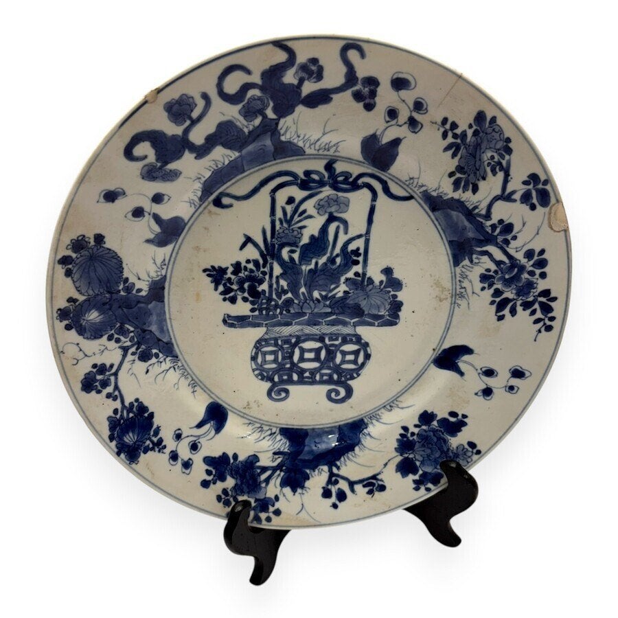 Twee KangXi porseleinen schotels, Ophalen of Verzenden