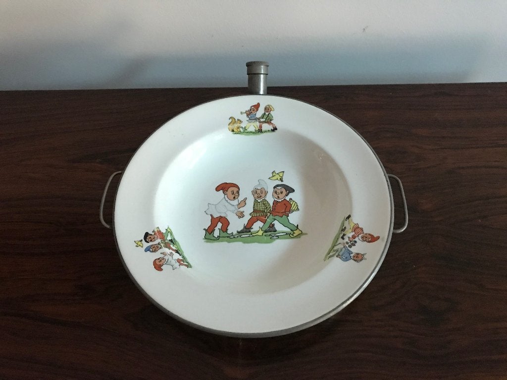 Warmhoudbordje bordje kabouters Benraad Holland, Ophalen of Verzenden