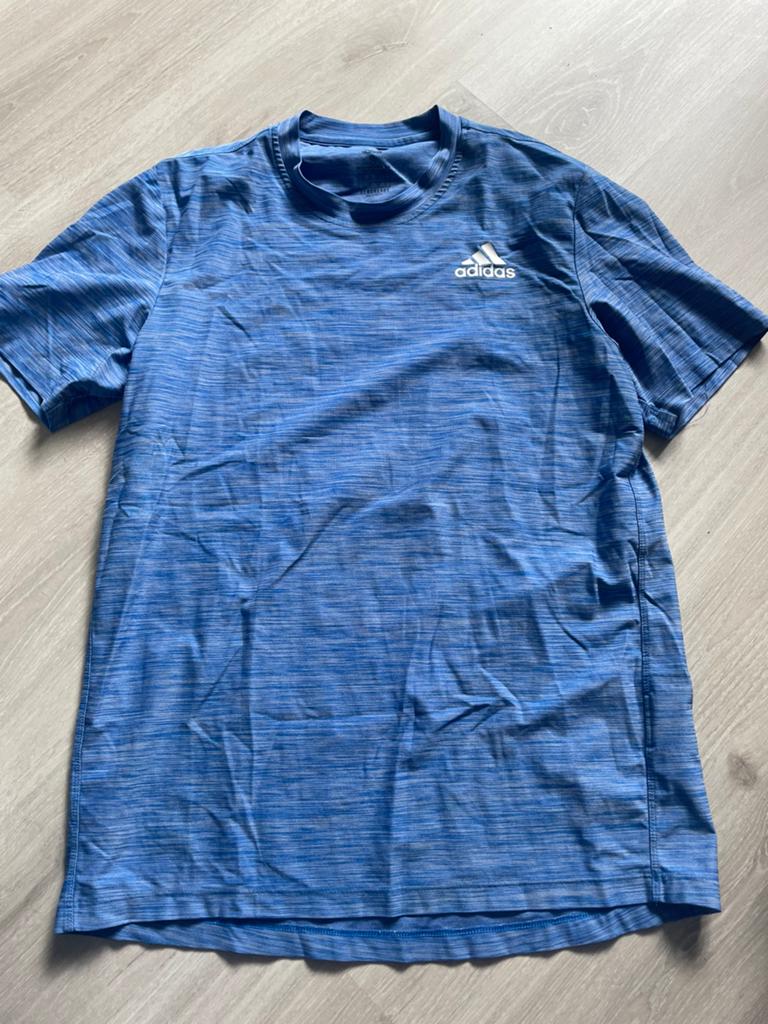 Adidas sport shirt. Maat S, Ophalen of Verzenden, Zo goed als nieuw, Maat 46 (S) of kleiner, Blauw