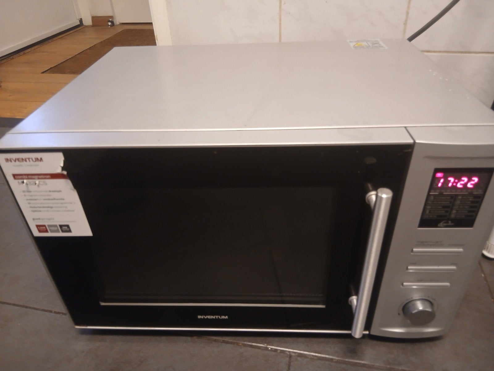 Inventum Combimagnetron MN325CS - 32L met Draaispit, Ophalen, Combimagnetron, Gebruikt, 60 cm of meer