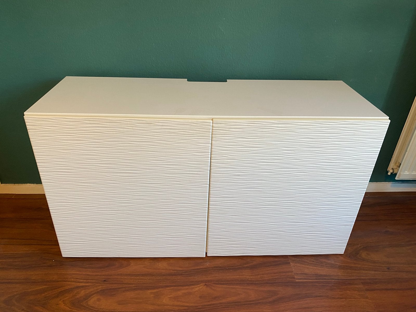 Ikea Besta (TV) kast met 2 deuren (Laxviken wit), Ophalen, Gebruikt, 50 tot 100 cm, Minder dan 100 cm