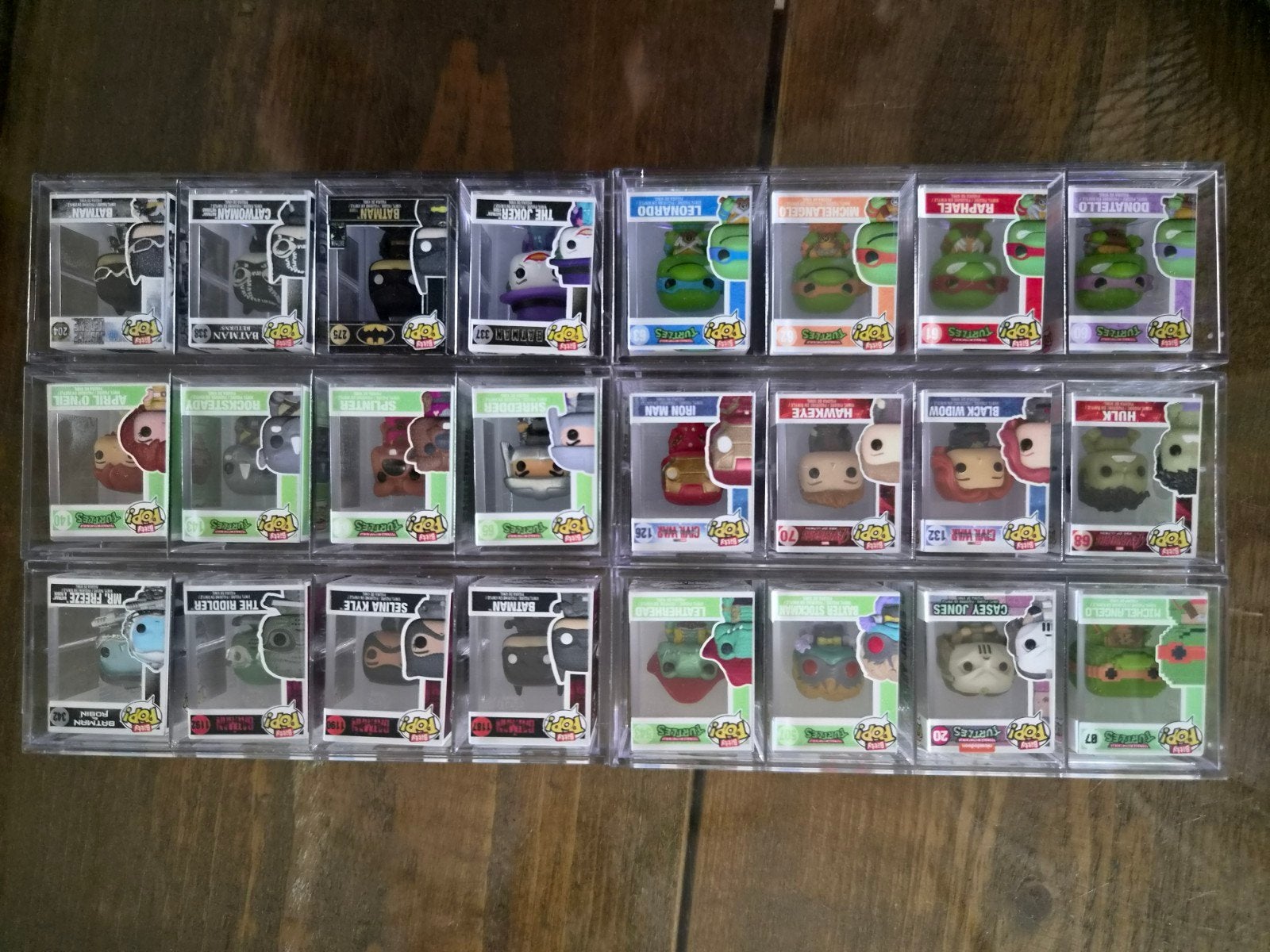 Funko Bitty Pop! DC, Marvel & TMNT Collectie (24 stuks), Ophalen of Verzenden