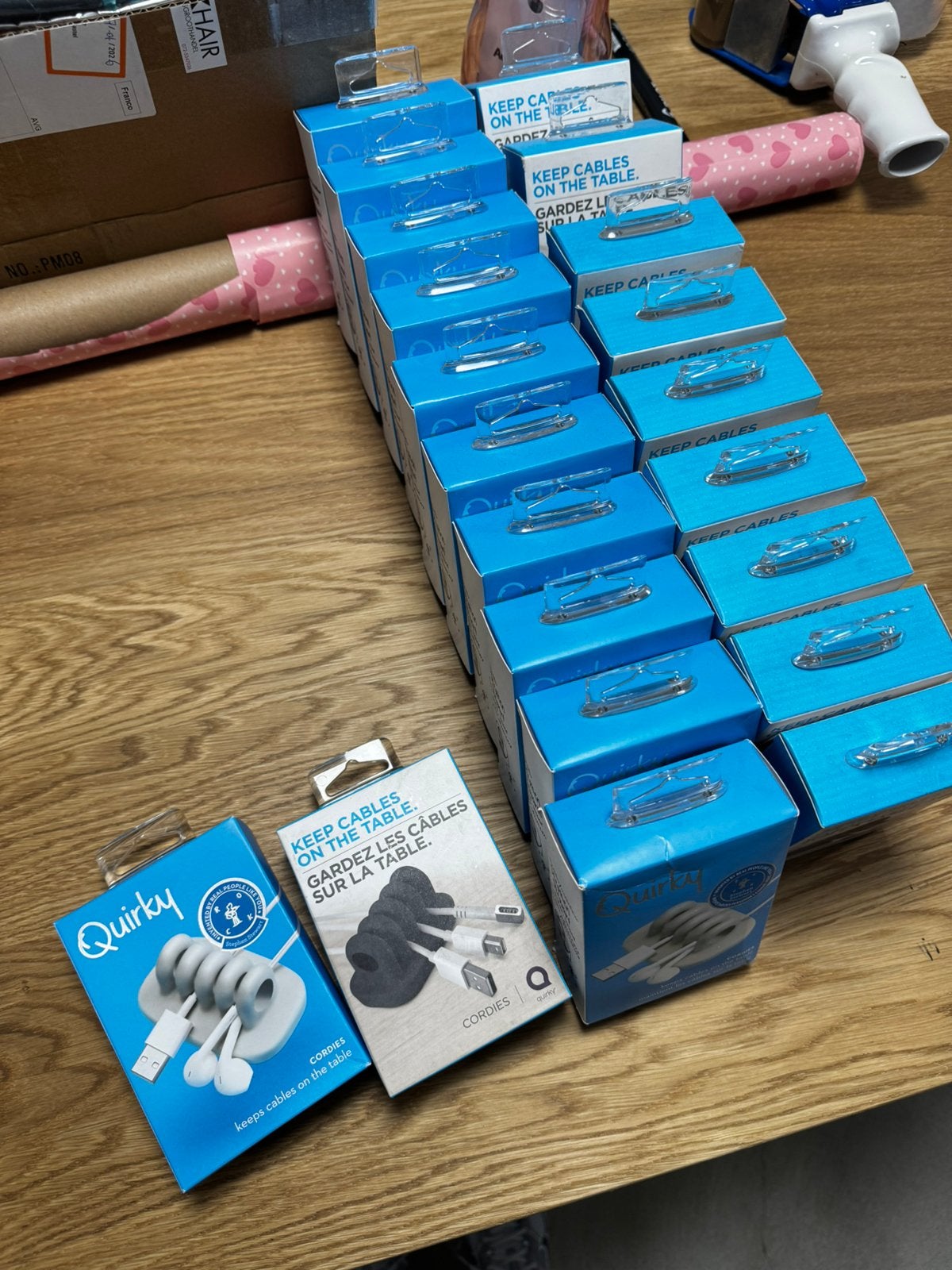 Bundel Quirky kabel houders (24 stuks), Doe-het-zelf en Verbouw, Elektra en Kabels, Ophalen of Verzenden