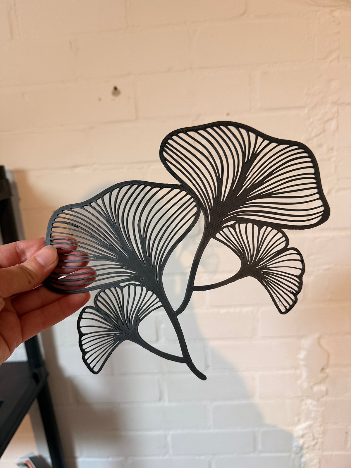 Silhuete muur of plank decoratie ginkgo biloba, Ophalen of Verzenden, Nieuw