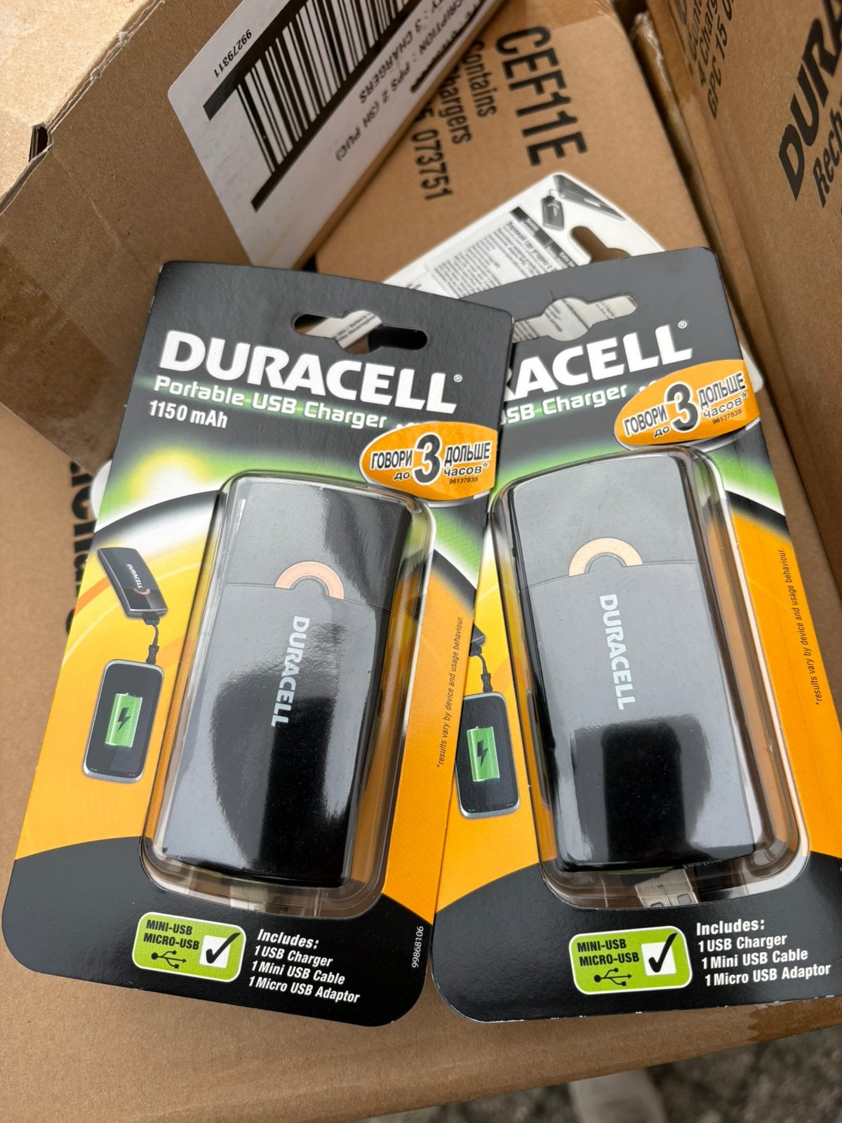 Grote partij 500 stuks Duracell powerbank en charcher, Ophalen, Duracell, Nieuw, Info@duracell.nl