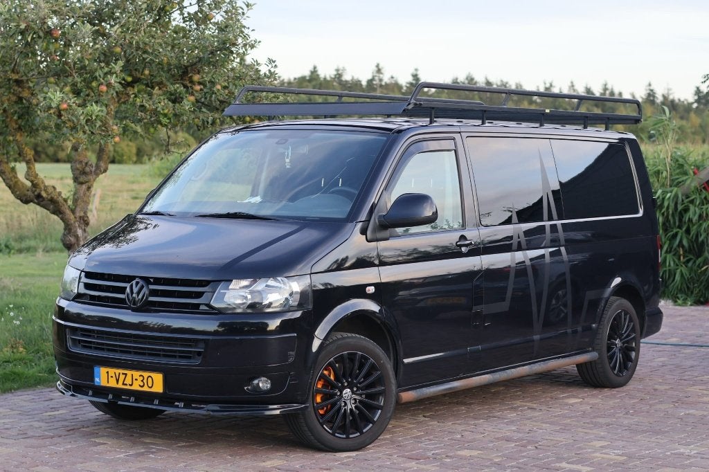 Volkswagen Transporter automaat 2.0 132KW Dubbel cabine L2, 4 cilinders, 1905 kg, 2500 kg, Zwart