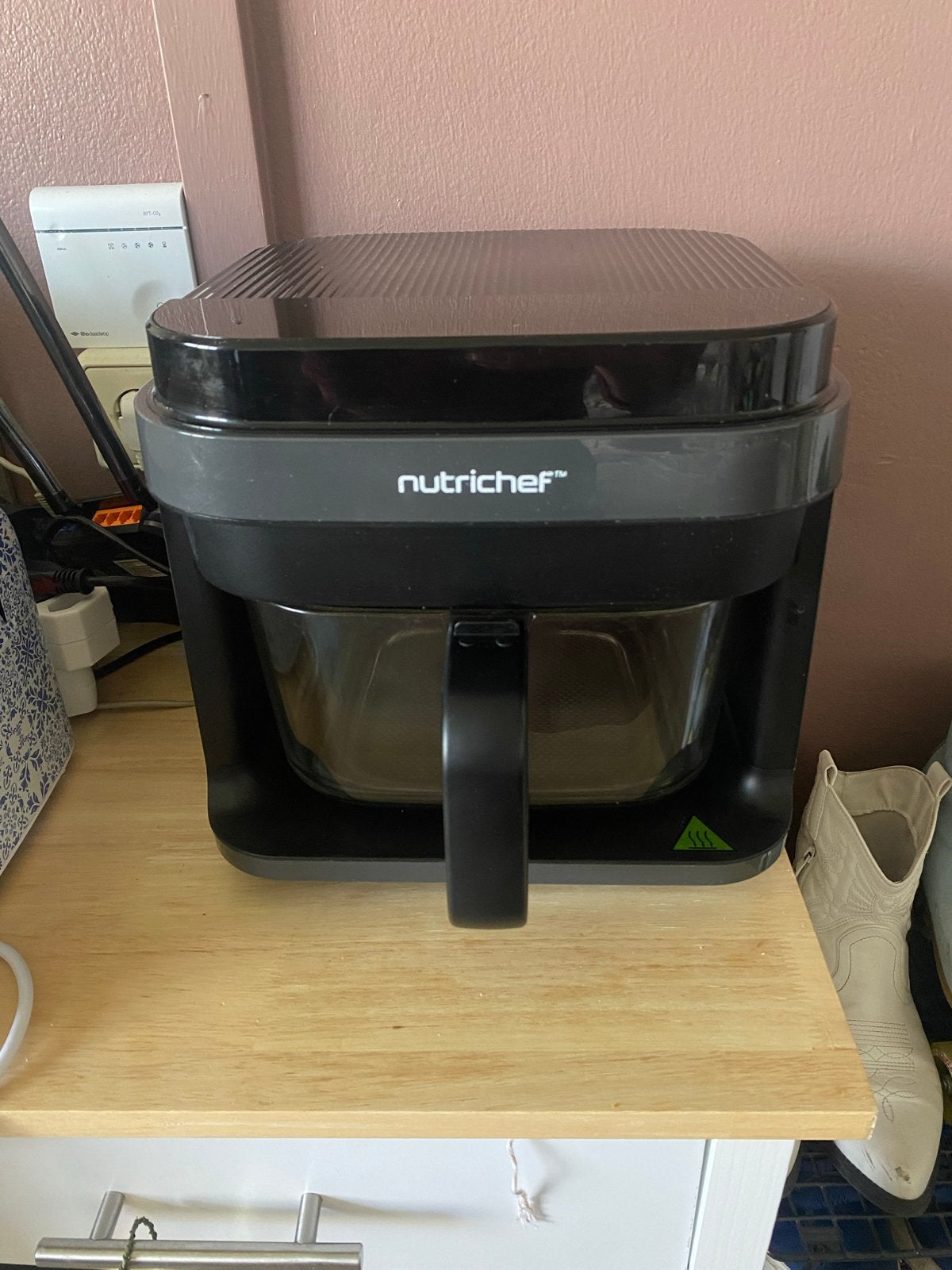 Nutrichef Airfryer - available until tomorrow, Witgoed en Apparatuur, Airfryers, Ophalen, Zo goed als nieuw, Airfryer, 1000 t/m 1499 gram