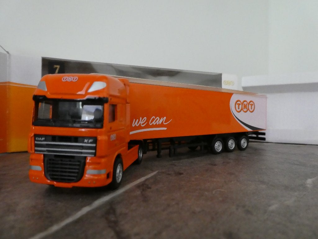 Daf 95 XF schaalmodel in doos, Ophalen of Verzenden, Nieuw, Auto's