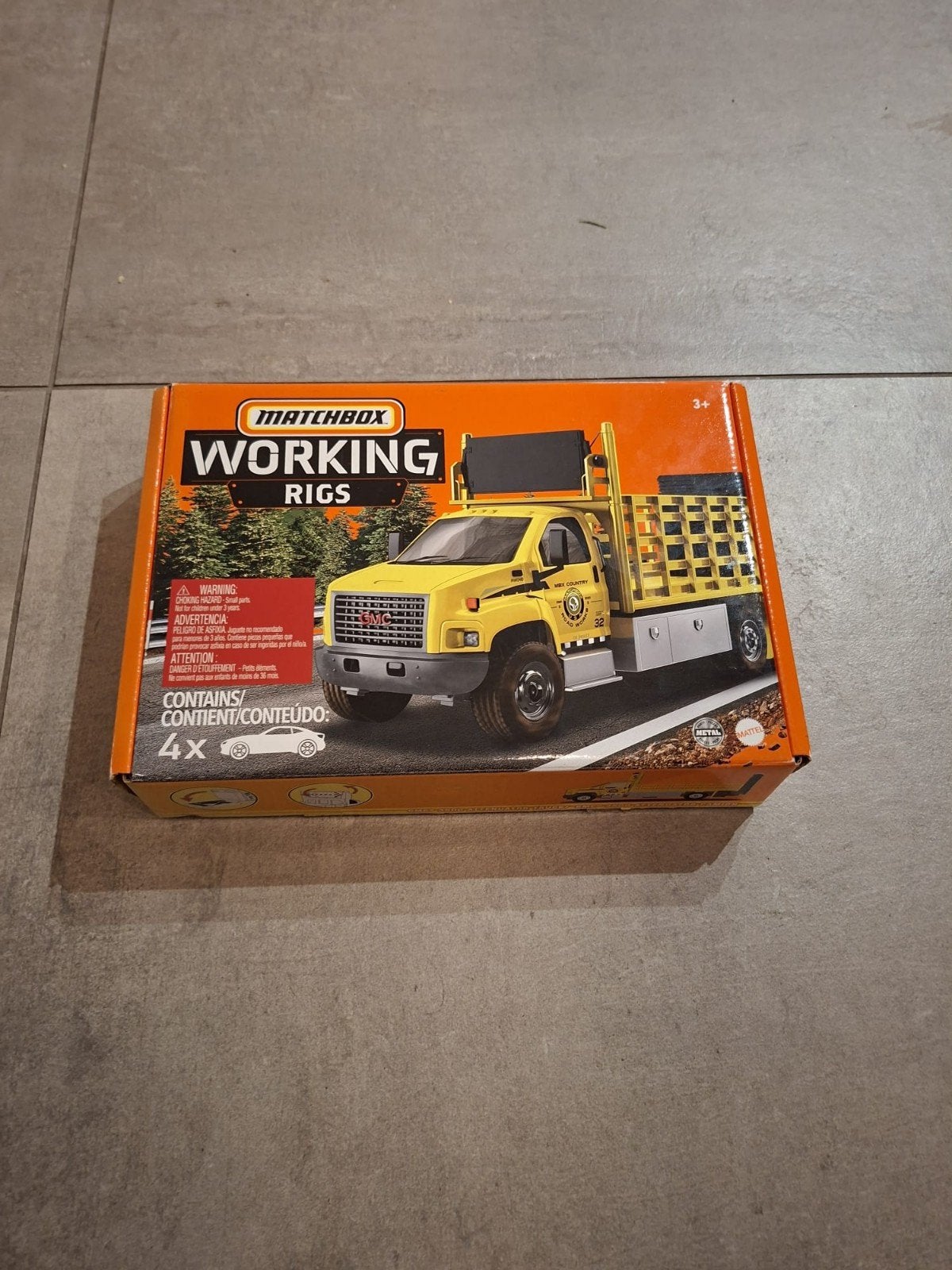 Matchbox Working Rigs set - 4 voertuigen, Ophalen of Verzenden, Nieuw