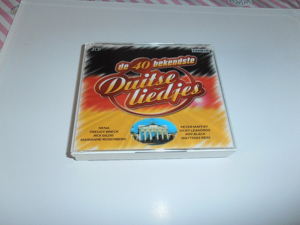 De 40 Bekendste Duitse Liedjes 2CD, Zo goed als nieuw, Verzamelalbum, Inclusief doosje, Schlager
