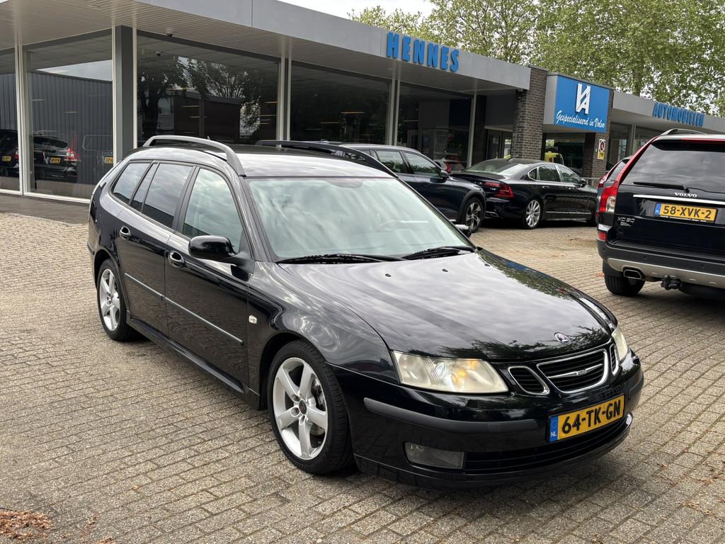 Saab 9-3 Sport Estate 1.8t AutVector Leder Xenon (bj 2006), Auto's, Saab, 1998 cc, Gebruikt, Beige, 4 cilinders